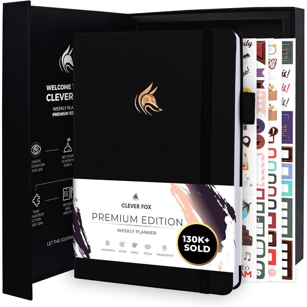 Planner Premium Edition – Undated Luxurious Weekly & Monthly Planner to Increase
